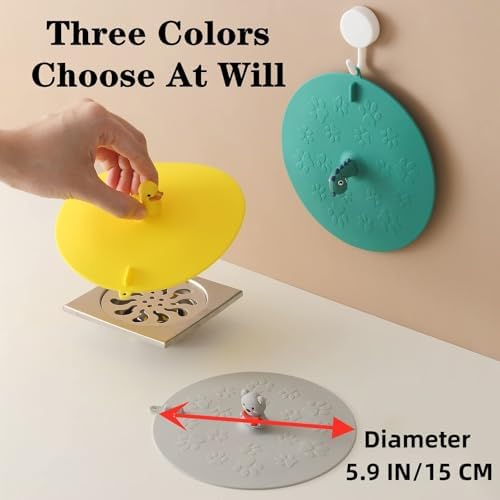 MAOYONG Bathtub Drain Cover Tub Stopper-Cute Silicone Floor Drain
