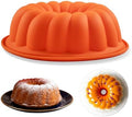 Pure Vie 9.5" Leak-proof Nonstick Silicone Cake Mold Bundt Cake Pan
