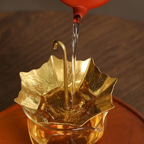 Ceramic Umbrella Tea Strainer with Tassels, Umbrella Tea Infuser