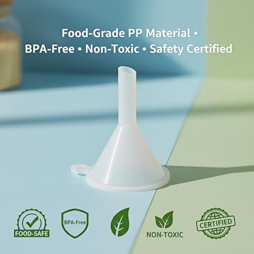 200PCS Mini Clear Plastic Funnel Little Small Funnel, Sand Art