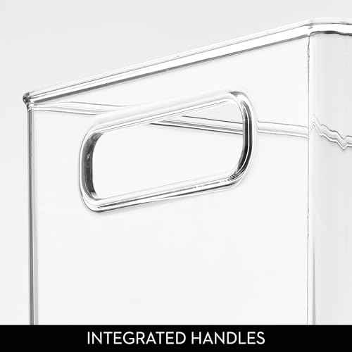 iDesign Kitchen Binz Stackable Organizer, 8" x 6" x 14.5", Clear
