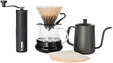 SOTECH Pour Over Coffee Maker Set, Glass Server