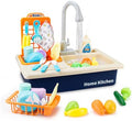 BOBXIN Play Sink with Running Water, Blue