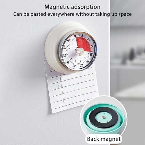 Stainless Steel Kitchen Timer, 60-Minute
