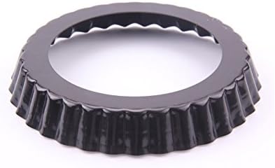 Gabkey 2 Pack Quiche and Tart Pan 6 inch(16cm) Removable Bottom