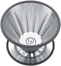 Normcore 2-in-1 Pour Over Coffee Dripper, 1-4 Cups Metal Coffee