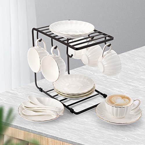 Hedume 2 Pack Metal Wire Tree Stand for Mug, Countertop or Pantry