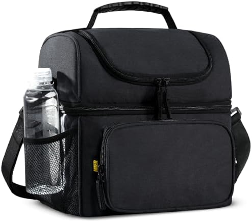MIER Men's Insulated Lunch Box - Large Lunch Bag Cooler for Outdoor