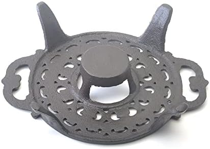 Heavy Duty Cast Iron Teapot Dish Warmer Stable Holder for Tealight