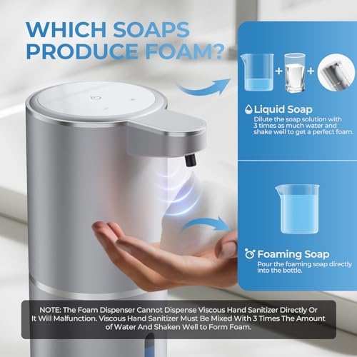P11 Premium Space Gray Automatic Foaming Hand Soap Dispenser