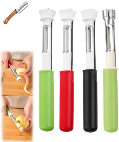 2 In 1 Apple Corer And Peeler Tool, Apple Peeler Corer Slicer All In