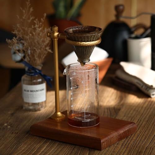 FABULETTA Adjustable For Pour Over Stand Coffee Station with Wooden