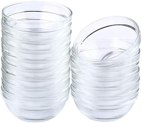 Maredash Mini Bowls 4 Inch Glass Bowls Set of 16