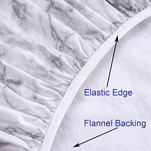 Walrus Round Vinyl Fitted Tablecloth with Flannel Backing Elastic Edge
