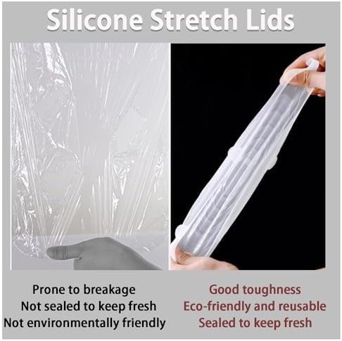 Silicone Stretch Lids, 6 Pcs, 3.75in