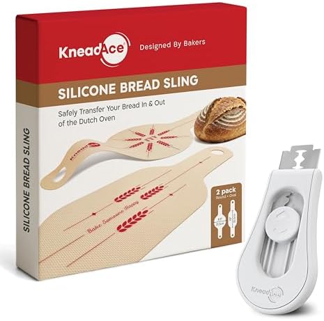 KneadAce Bread Lame & Bread Slings Set Of Oval & Round