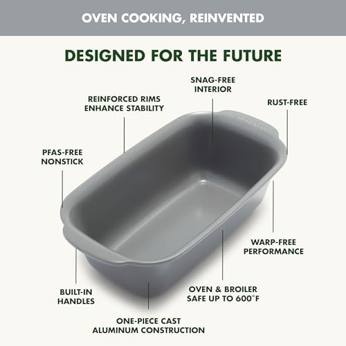 GreenPan Premiere Ovenware Healthy Ceramic Nonstick 1 lb. Loaf Baking