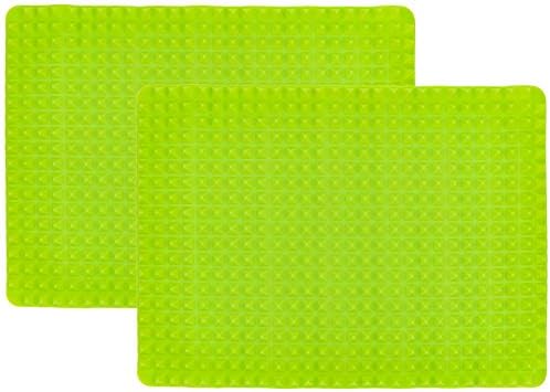 Southern Homewares Raised Silicone Baking Sheet, Green, Set of 2
