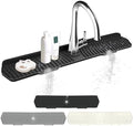Kitchen Sink Splash Guard Gen2-30" x 6'' Silicone Sink Mat Splash