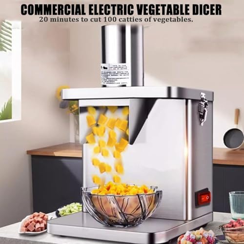 Electric Vegetable Dicer, 5-in-1, 4 Blades