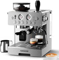 20 Bar Espresso Machine with Grinder, Stainless Steel
