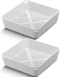 Tuanse 2-Piece 8.5 x 8.5 x 2.5-Inch Floor Drain Strainer