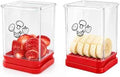 2 PCS Fruit Slicer Cup, Speed Cutter for Strawberry Banana Grape
