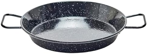 Garcima 8-Inch Enameled Steel Paella Pan, 20cm