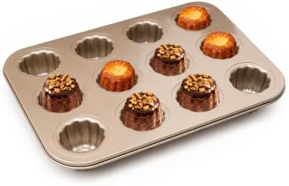 12-Cavity Canele Molds Non stick