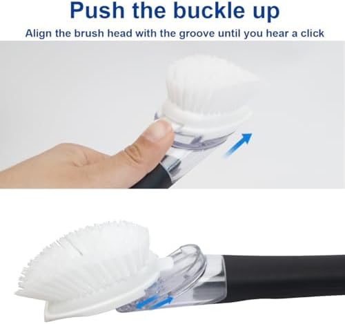 CELOX Dish Brush with Soap Dispenser