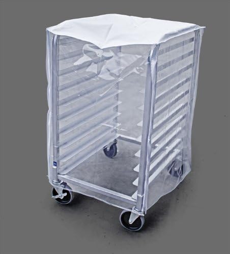 New Star Foodservice 36541 Plastic 10-Tier Commercial Kitchen Bun Pan Rack Cover by NewStarFoodservice