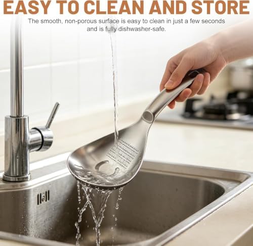 5‐in‐1 Multifunctional Cooking Spoon, 304 Stainless Steel Cooking