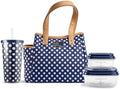 Fit & Fresh Westerly Lunch Bag, Navy Dot