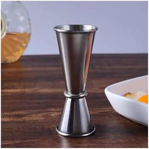 5pcs/Set Stainless Steel Dual Shot Measure Cup Jigger Cocktail Mug