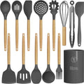 oannao Silicone Utensil Set, Gray