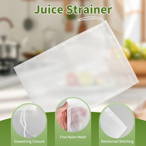 Cast Iron Juicer Bags,6Pack