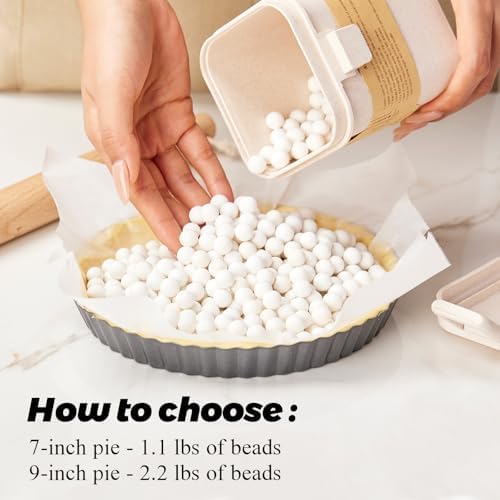 K Ceramic Pie Weights, Baking Beads Pie Crust Weights, Natural baking