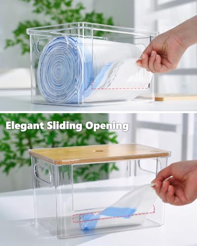 iCASA 5 in 1 Trash Bag Holder Dispenser Dishwasher & Laundry Pods