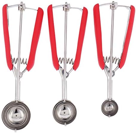 Zopsc Ice Cream Scoop Set, Cookies Scoop, Stainless Steel Ice Cream