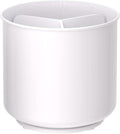 Cooler Kitchen Jumbo XL Rotating White Plastic Utensil Holder Caddy by CoolerKitchen