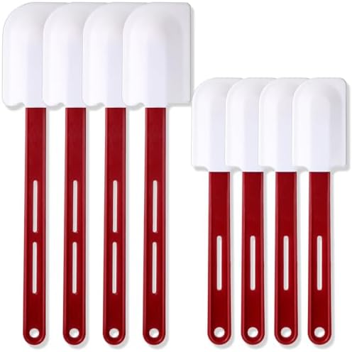 Norme Rubber Spatula Set, 8-Piece, 10-Inch and 14-Inch