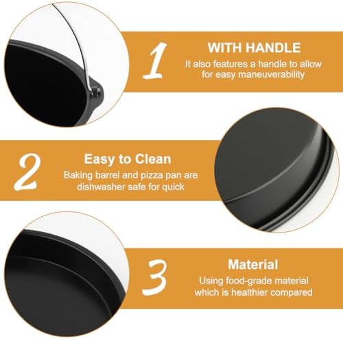 2pcs/set Air Fryer Accessories, Air Fryer Cake Barrel, Air Fryer Cake