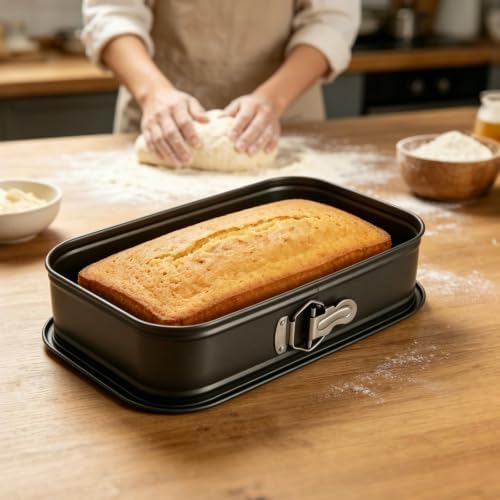 QTLCOHD Springform Cake Pan, Set of 2, 11 x 15 Inch Cheesecake Pan