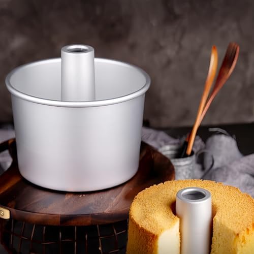5 Inch Non-Stick Chiffon Cake Pan - 3.94 Inch Deep Aluminum Alloy Cake