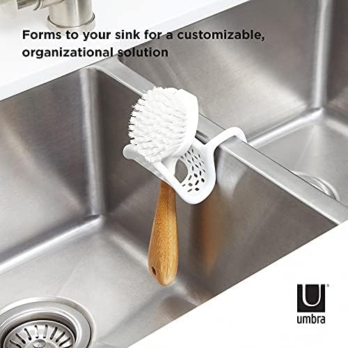 Umbra Sling Flexible Sink Caddy, White