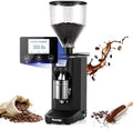 Touch Screen Electric Coffee Grinder, 60mm Flat Burr, Black