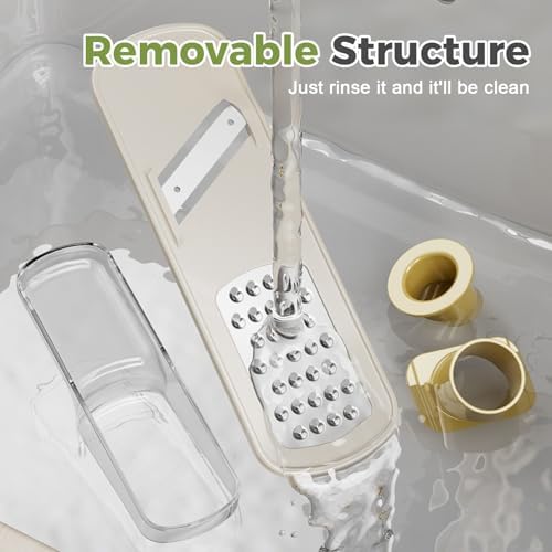 Mini Garlic Chopper and Press with Container (Green, 1 Pcs)