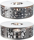 Tea Warmer Petals Silhouette, 2 Pack
