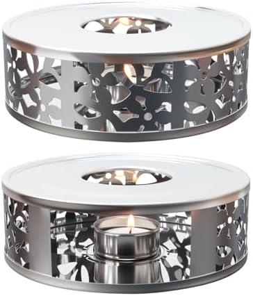 Tea Warmer Petals Silhouette, 2 Pack