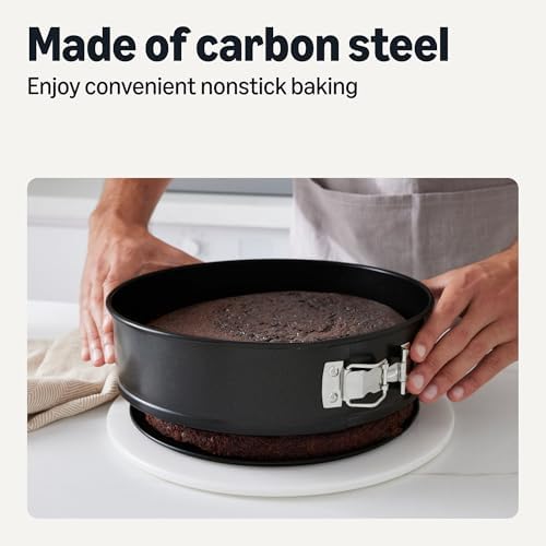 Amazon Basics Nonstick Springform Pan for Cheesecake Pie & Quiche